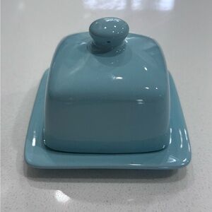 Cute Blue Butter Dish